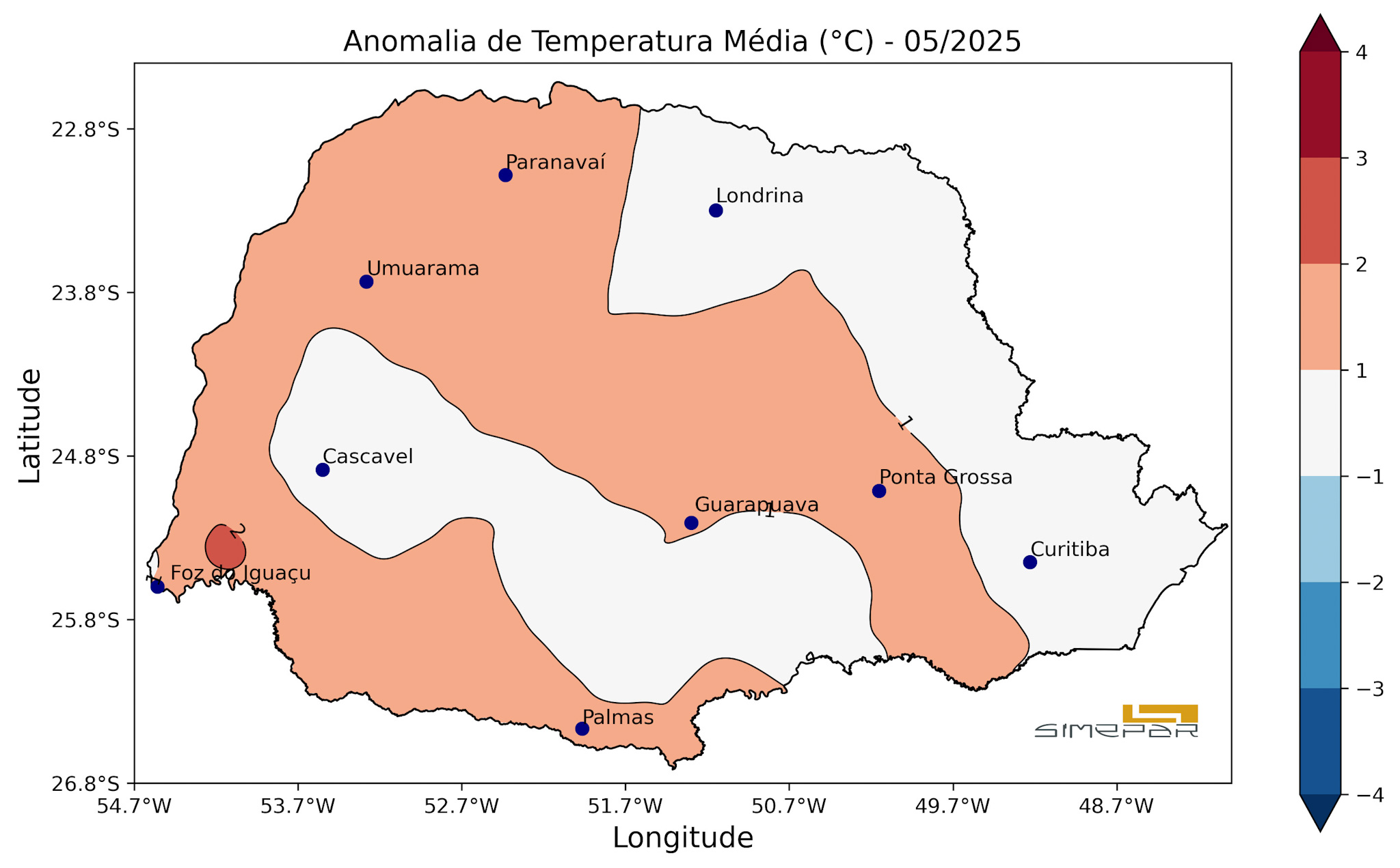 Recordes de temperatura e chuva abaixo da média marcaram o mês de maio no Paraná 2 img 1248