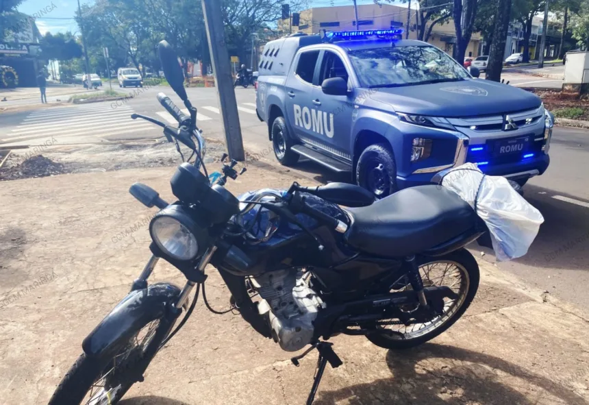 motocicleta Honda CG 125 Fan que acumulava mais de R 250 mil em multas de transito
