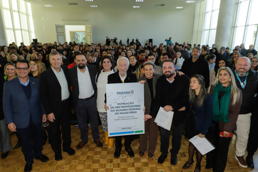 Nomeação de mais 988 professores para a rede fortalece a educação estadual