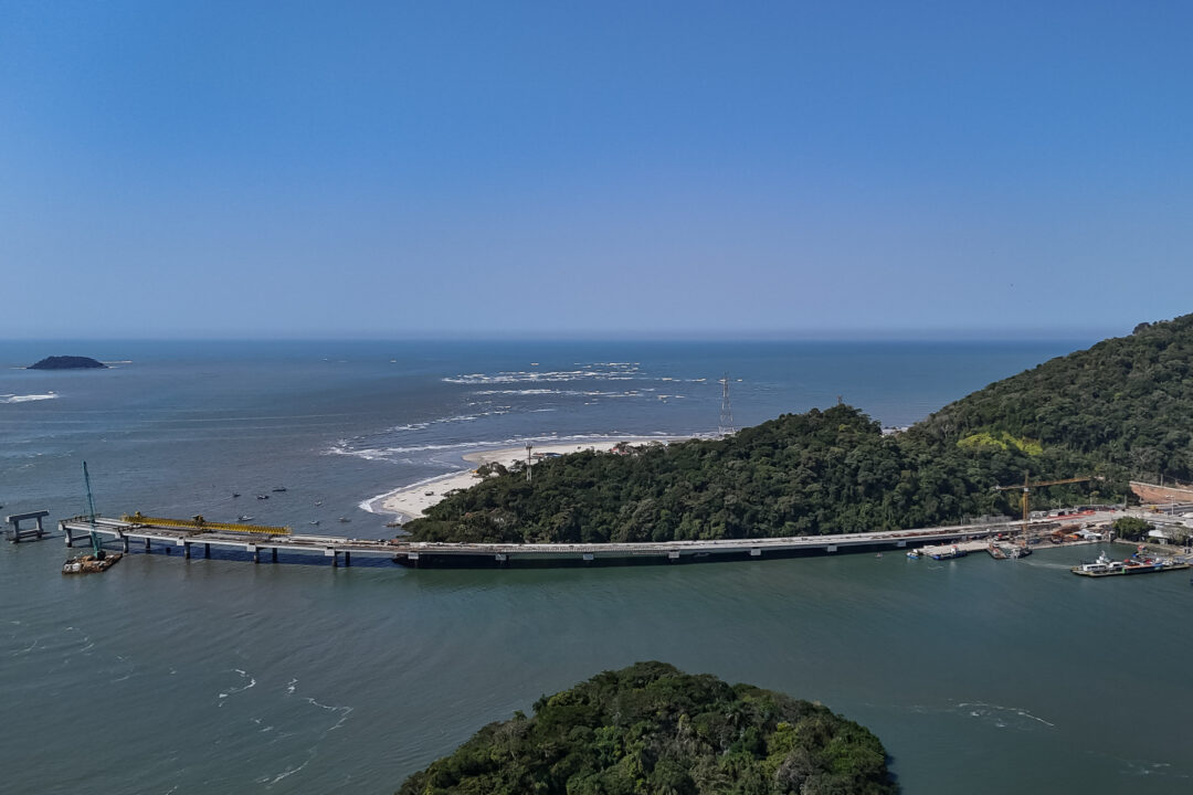 Começa a instalação dos cabos de aço no trecho estaiado da Ponte de Guaratuba 29 ponte guaratuba foto rdziura 9 - Saiba Já News