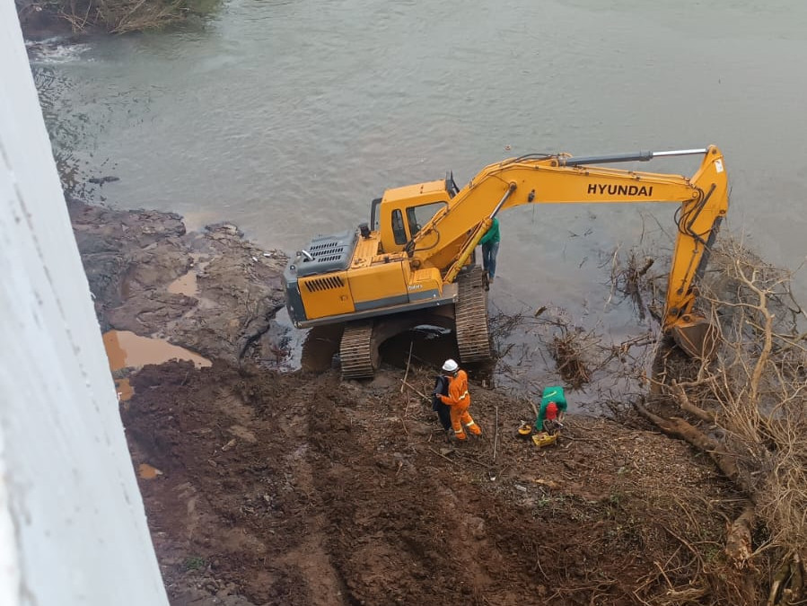 Ponte sobre o Rio Ivaí entre Floresta e Engenheiro Beltrão passa por reformas 2 pr 317 ponte rio ivai reforma 017 - Saiba Já News