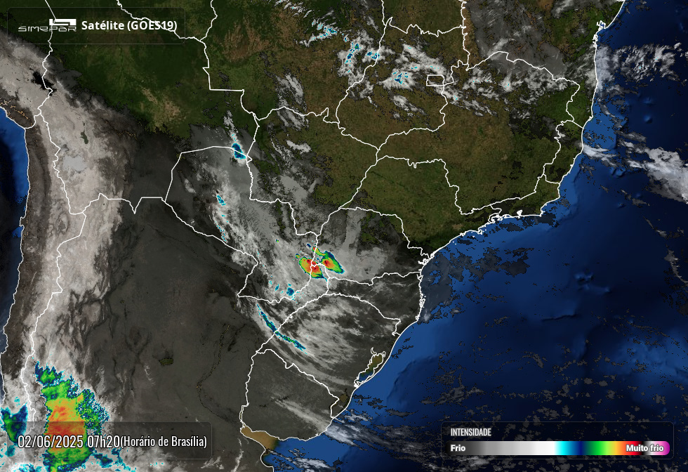 Instabilidade no Paraná: Chuva intensa nesta segunda e terça-feira, com risco de temporais e mudanças no clima