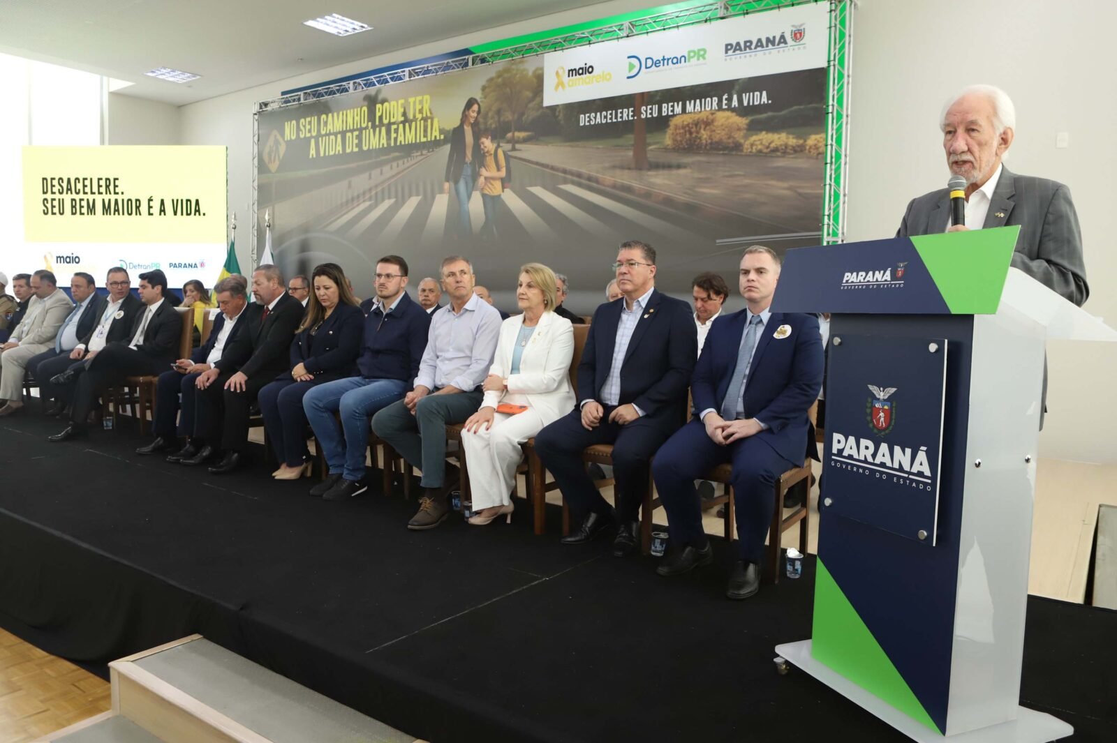 Maio Amarelo: Estado mira redução da velocidade para diminuir acidentes de trânsito 3 vice governador maio amarelo detran 05 05 25 188