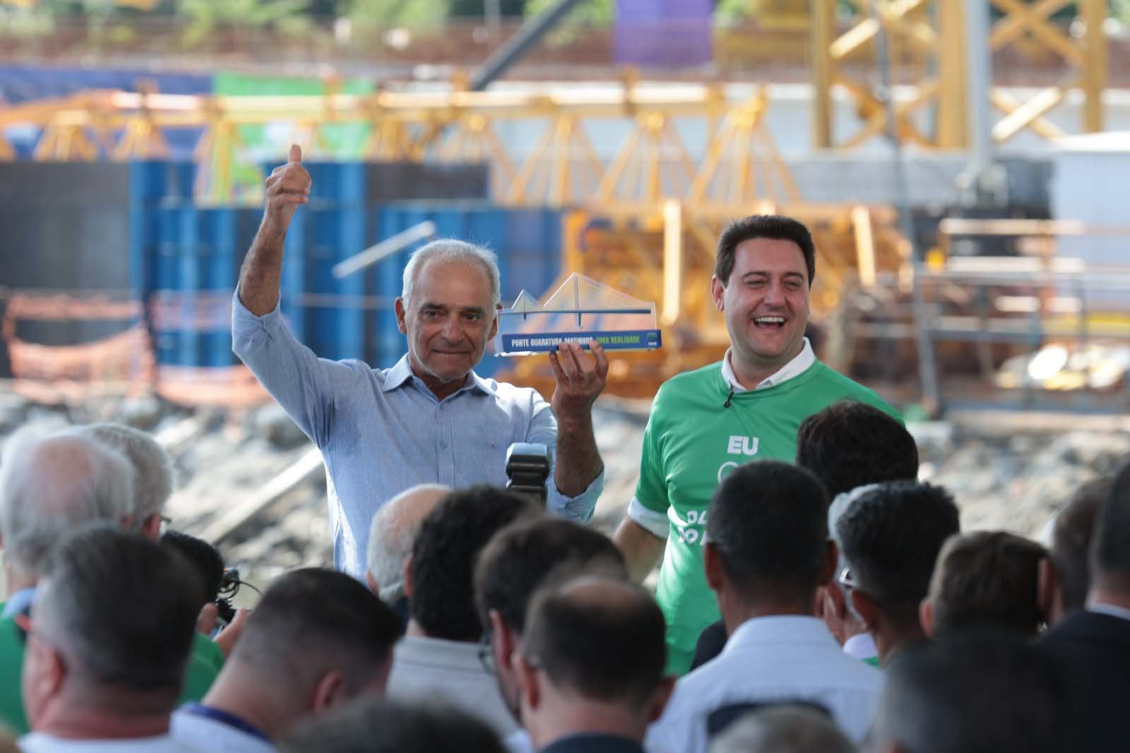 Do sonho à realidade: Governador Ratinho Junior visitou canteiro de obras da Ponte de Guaratuba que alcançou 50% de conclusão 37 whatsapp image 2025 05 01 at 13.37.37