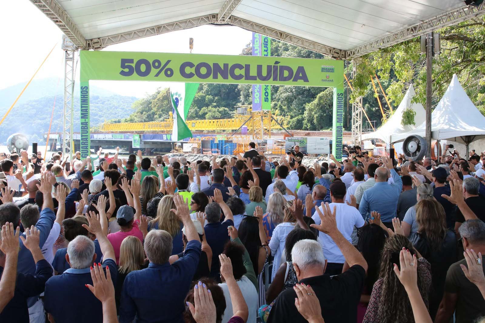 Do sonho à realidade: Governador Ratinho Junior visitou canteiro de obras da Ponte de Guaratuba que alcançou 50% de conclusão 42 whatsapp image 2025 05 01 at 13.37.37 1