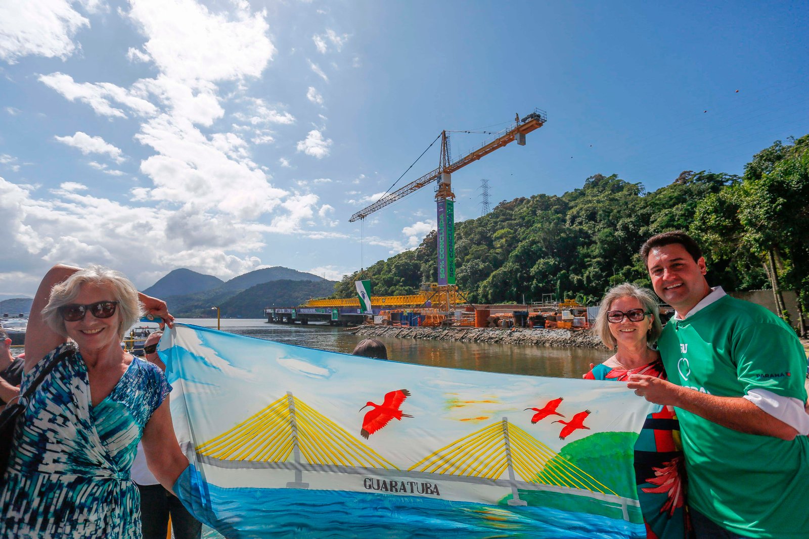 Do sonho à realidade: Governador Ratinho Junior visitou canteiro de obras da Ponte de Guaratuba que alcançou 50% de conclusão 20 whatsapp image 2025 05 01 at 13.55.52