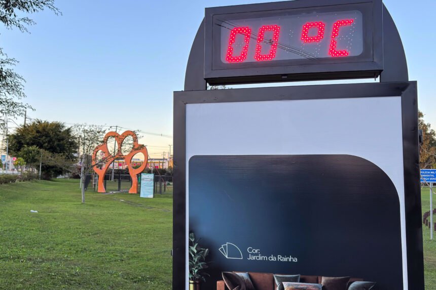 Menor temperatura do ano e 15 estações com números negativos: terça-feira tem recordes de frio